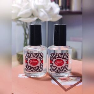 2 Glisten & Glow Top Coat (clear, shiny and fast drying)